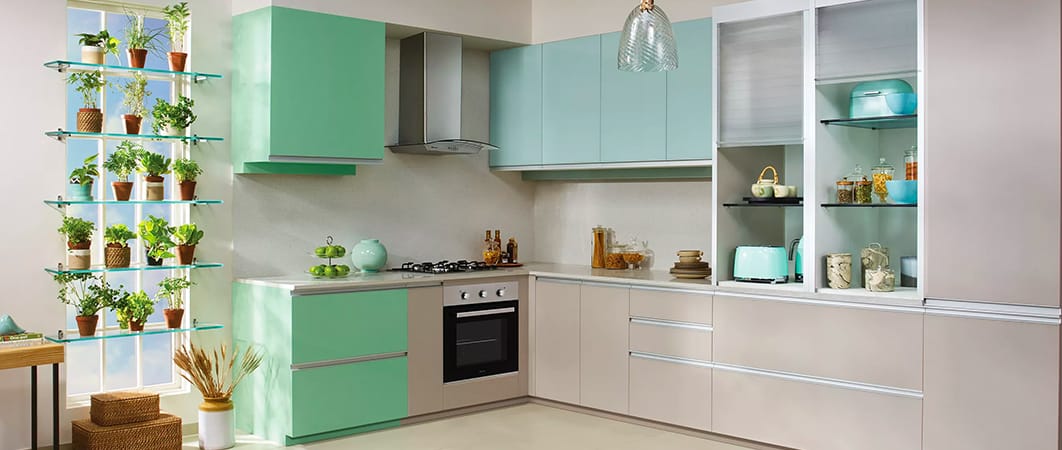 High-Gloss Kitchen Finish